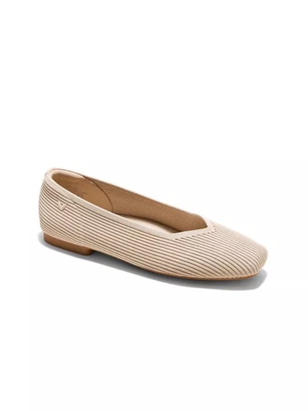 Vivaia Margot 2.0 Square Toe Flats in Almond Size 39.5
